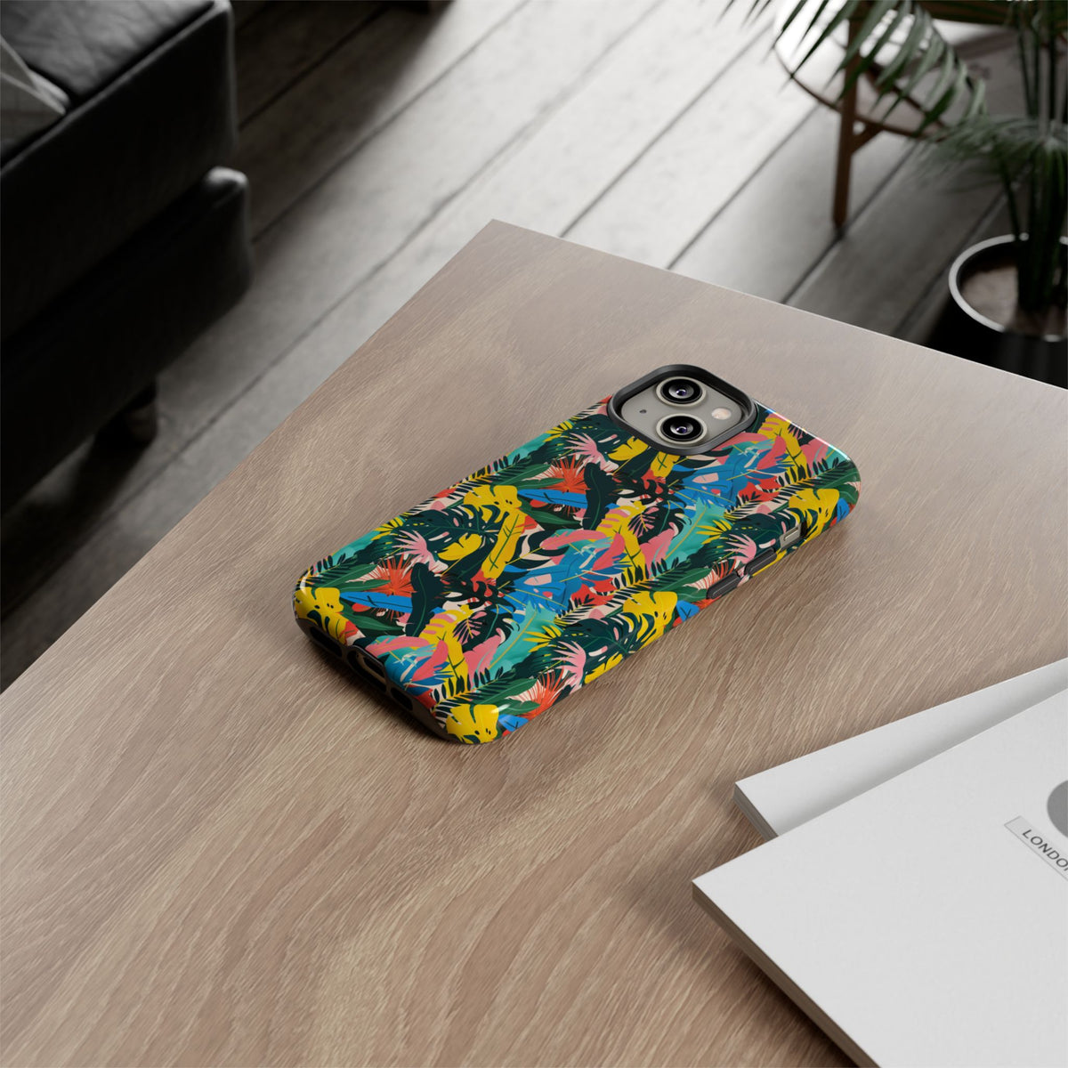 Jungle Pattern Phone Case – Exotic & Lush Design for Your Phone 346