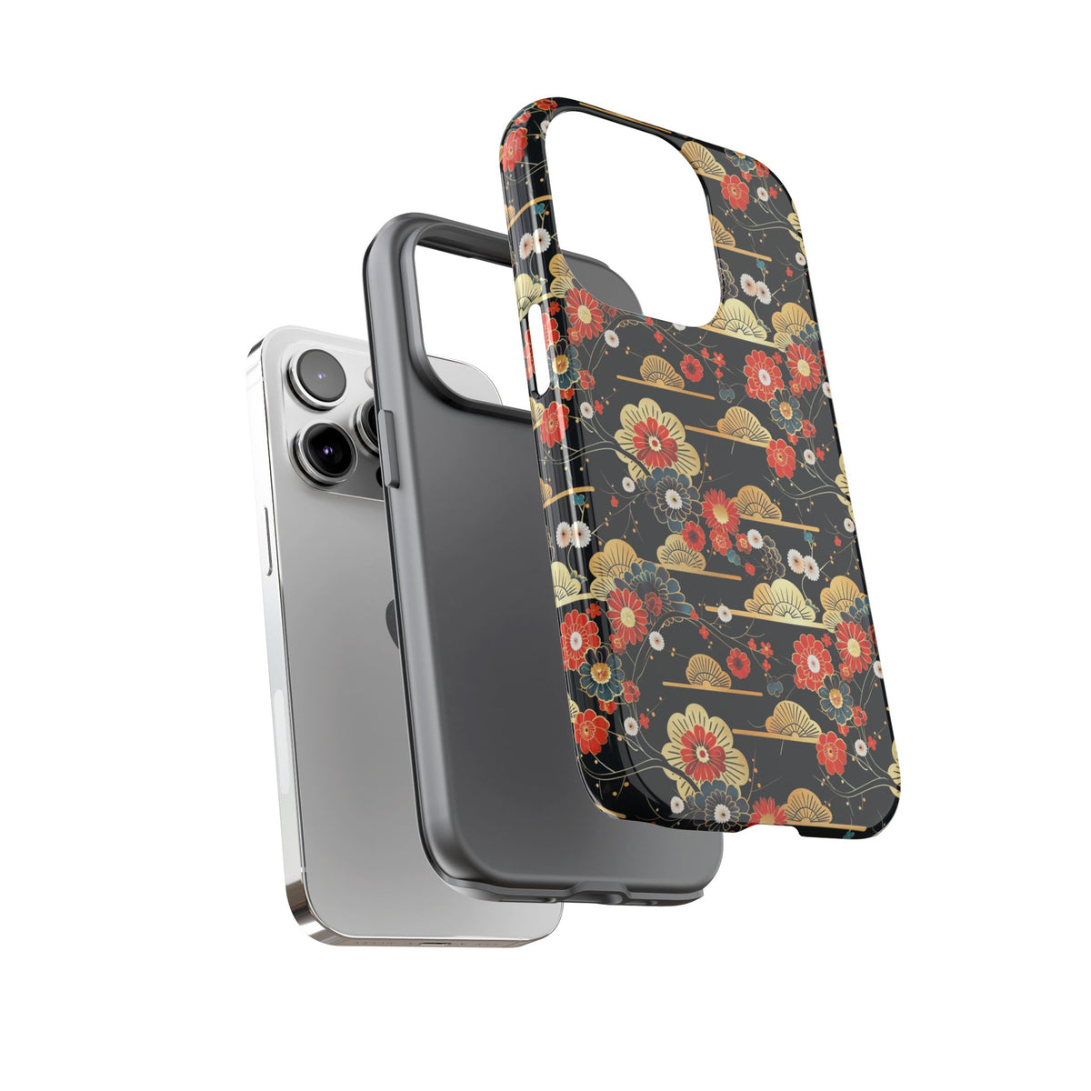 Japanese Pattern Phone Case – Elegant & Timeless Design for Your Phone 063