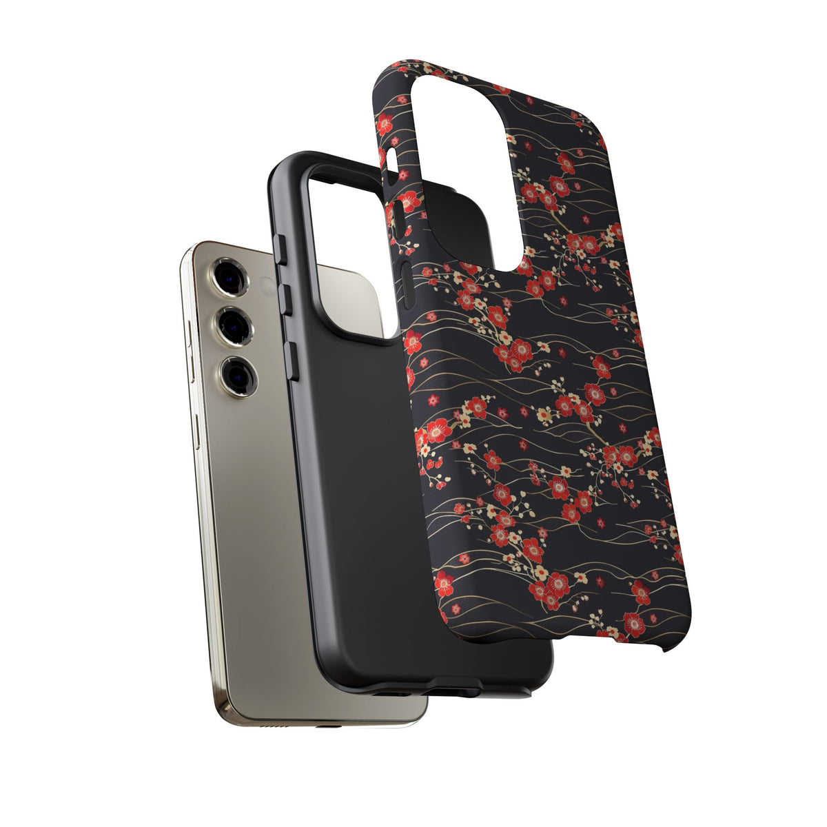 Japanese Pattern Phone Case – Elegant & Timeless Design for Your Phone 041