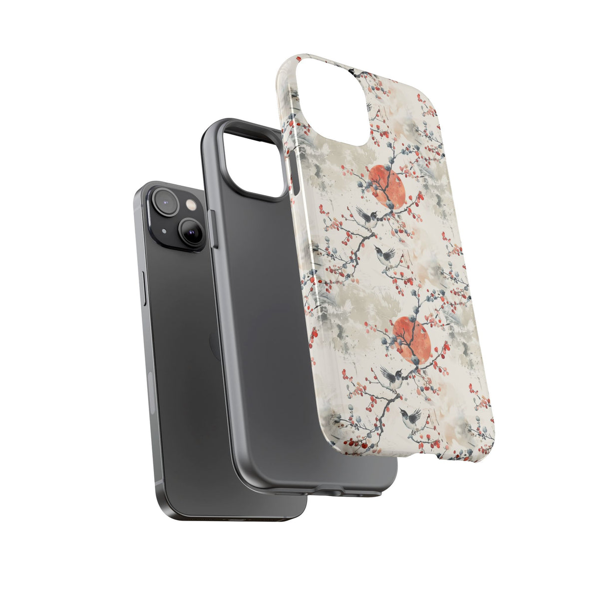 Japanese Pattern Phone Case – Elegant & Timeless Design for Your Phone 136