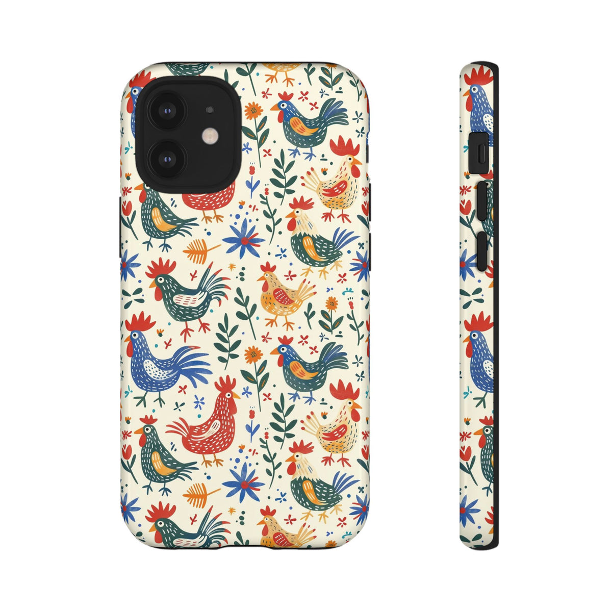 Birds Seamless Pattern Phone Case – Elegant and Timeless Avian Design 8