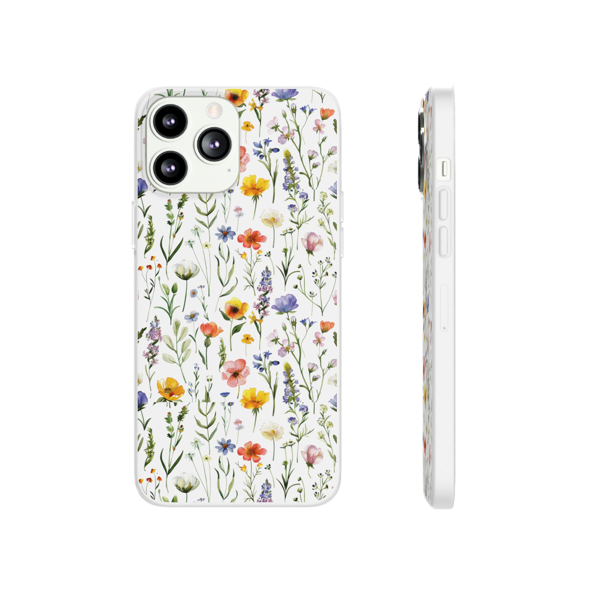 Wildflowers Pattern Phone Case – Embrace Nature with Every Call