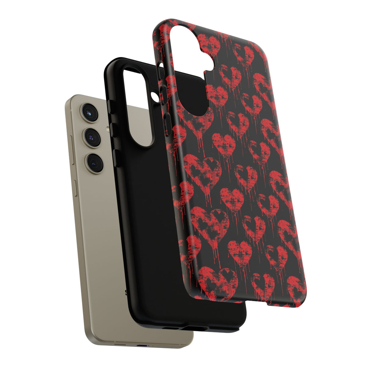 Heart Pattern Phone Case – Stylish & Loving Design for Your Device 367