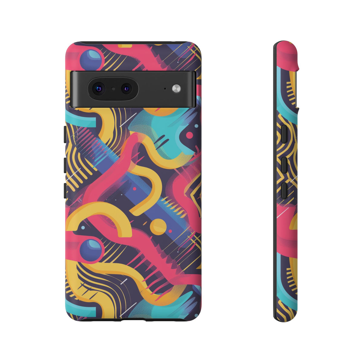 Retro 80s Seamless Phone Case – Vintage Style Meets Modern Protection 2