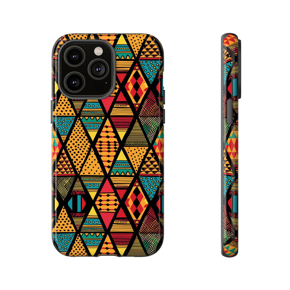 Stylish African Pattern Phone Case – Unique and Vibrant Protection 178