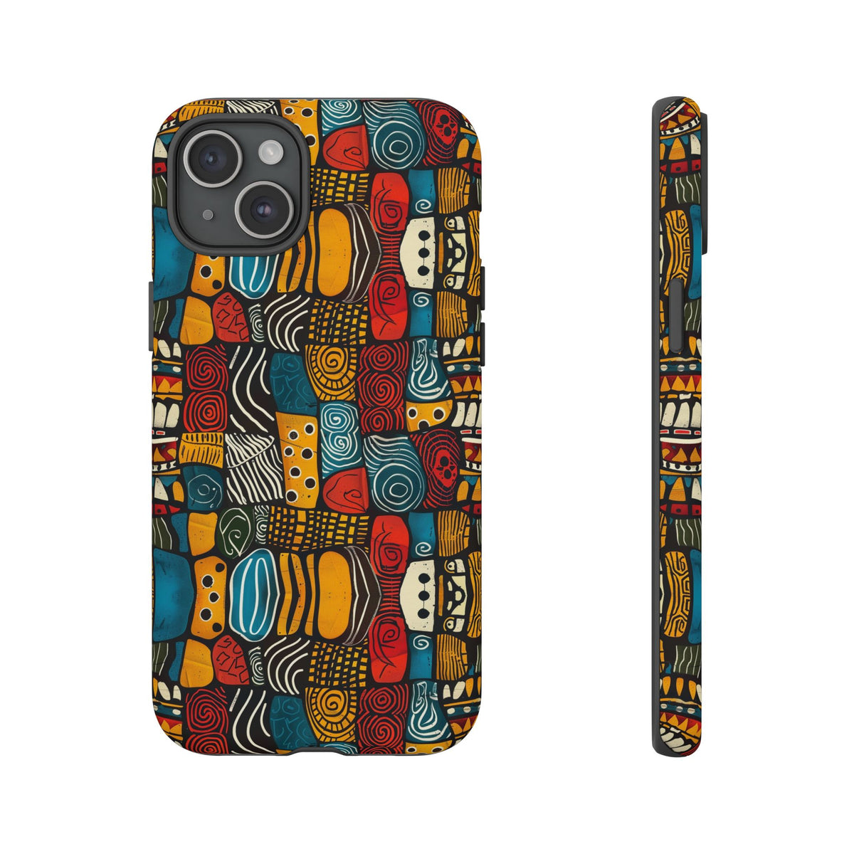 Stylish African Pattern Phone Case – Unique and Vibrant Protection 159