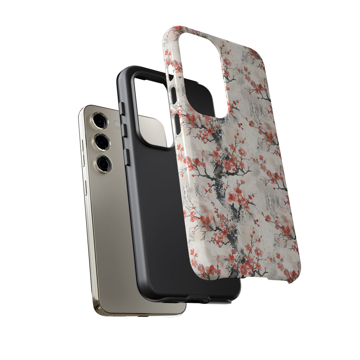 Japanese Pattern Phone Case – Elegant & Timeless Design for Your Phone 034