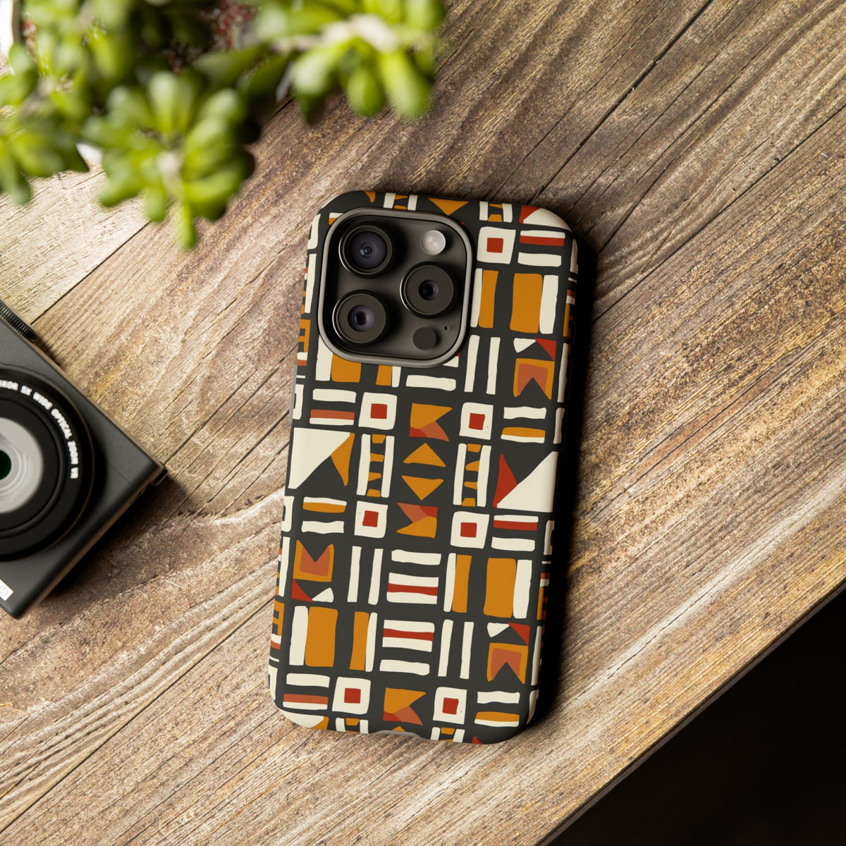 Stylish African Pattern Phone Case – Unique and Vibrant Protection 107