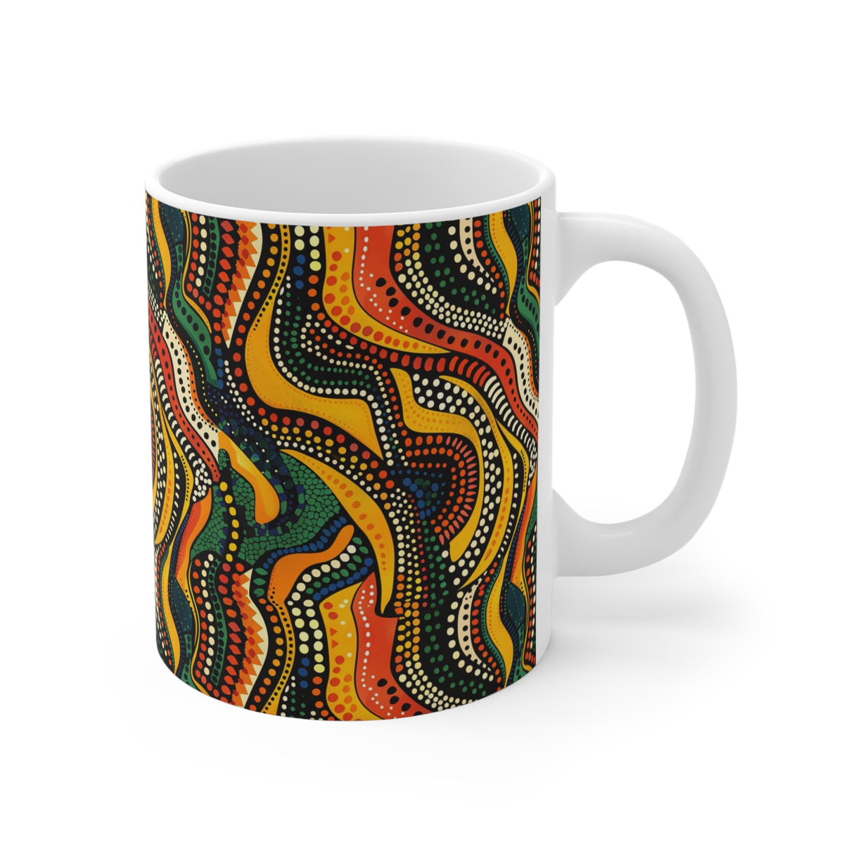 All-Over African Pattern Coffee Mug 531