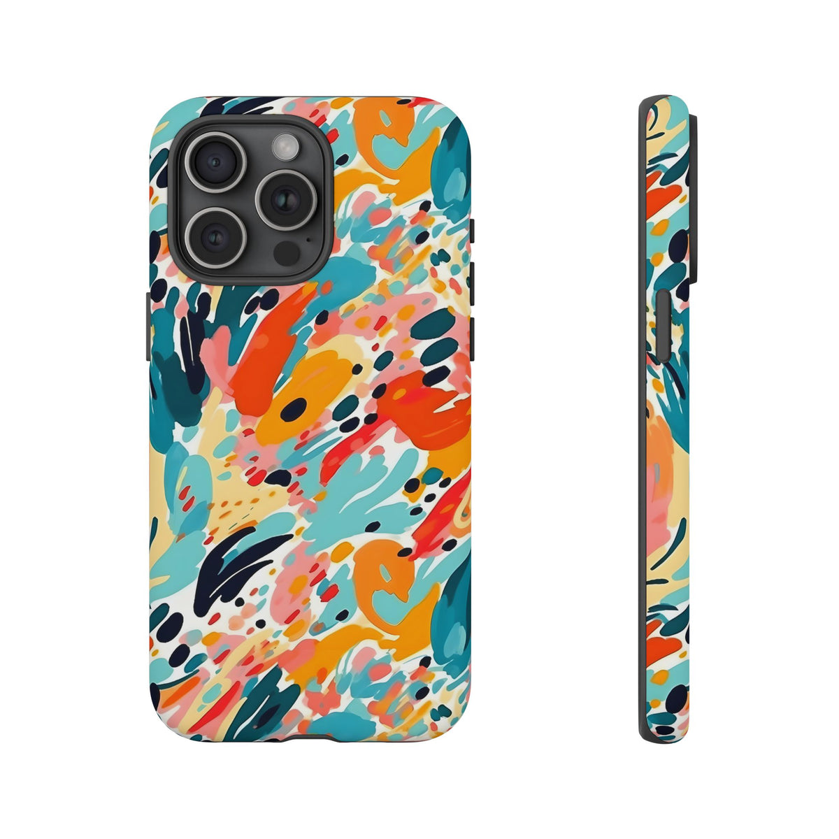 Abstract Painting Design Phone Case – Modern Art-Inspired Phone Cover 7