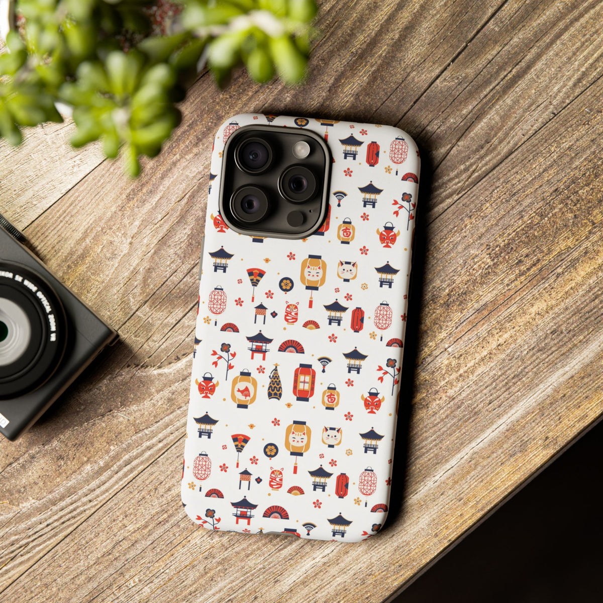 Japanese Pattern Phone Case – Elegant & Timeless Design for Your Phone 121