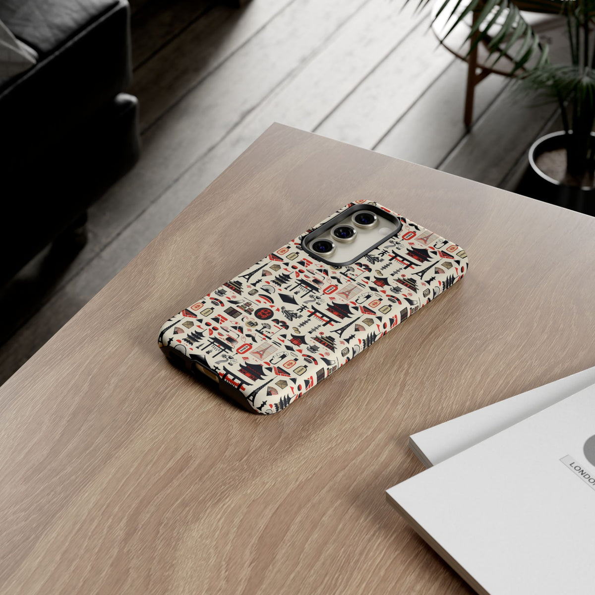 Japanese Pattern Phone Case – Elegant & Timeless Design for Your Phone 010