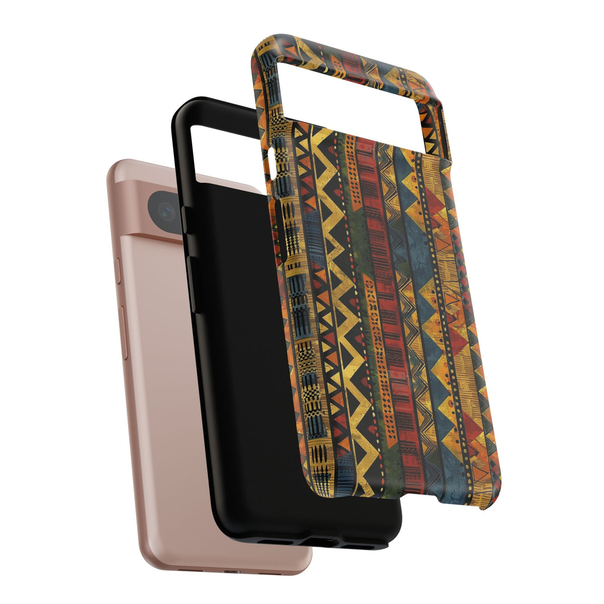 Stylish African Pattern Phone Case – Unique and Vibrant Protection 166