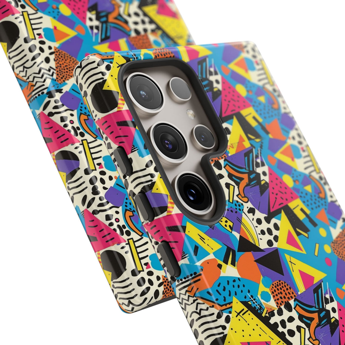 90s Themed Seamless Pattern Phone Case – Embrace Retro Style and Protection 231