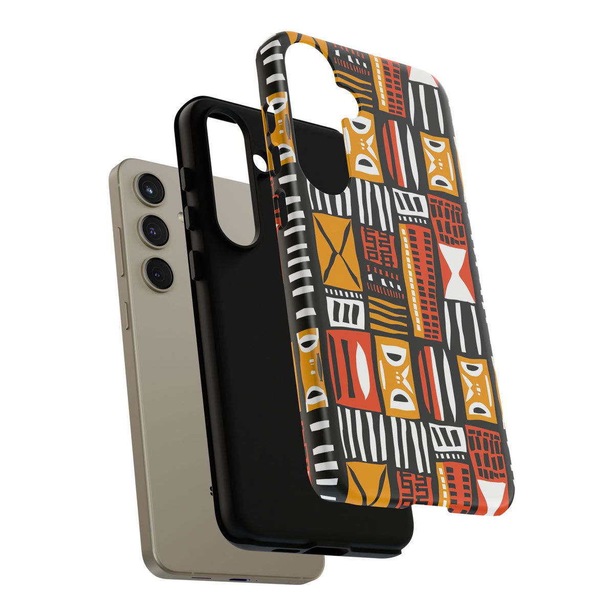 Stylish African Pattern Phone Case – Unique and Vibrant Protection 136