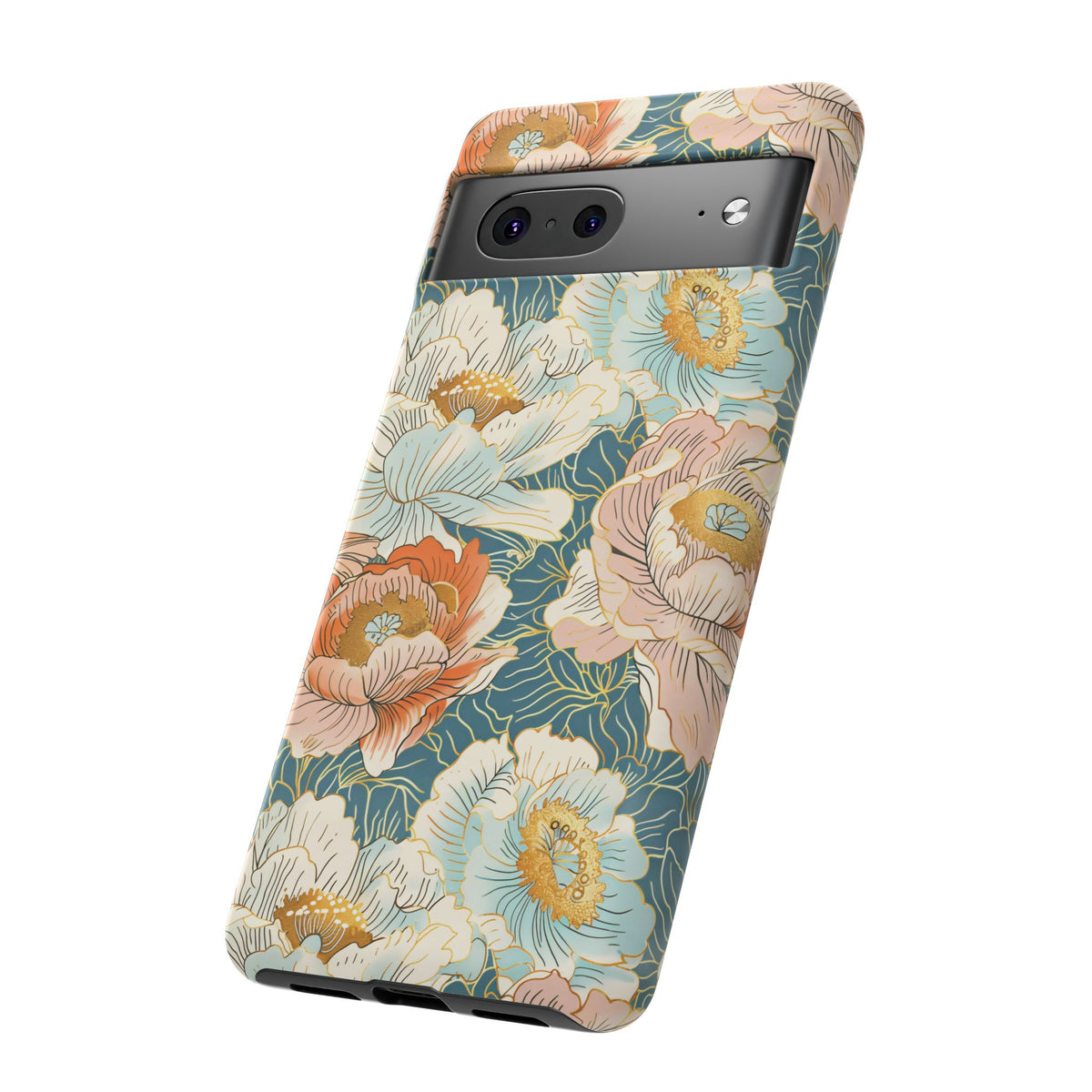 Japanese Blossom Asian Floral Design Phone Case – Elegant Floral Phone Cover 3