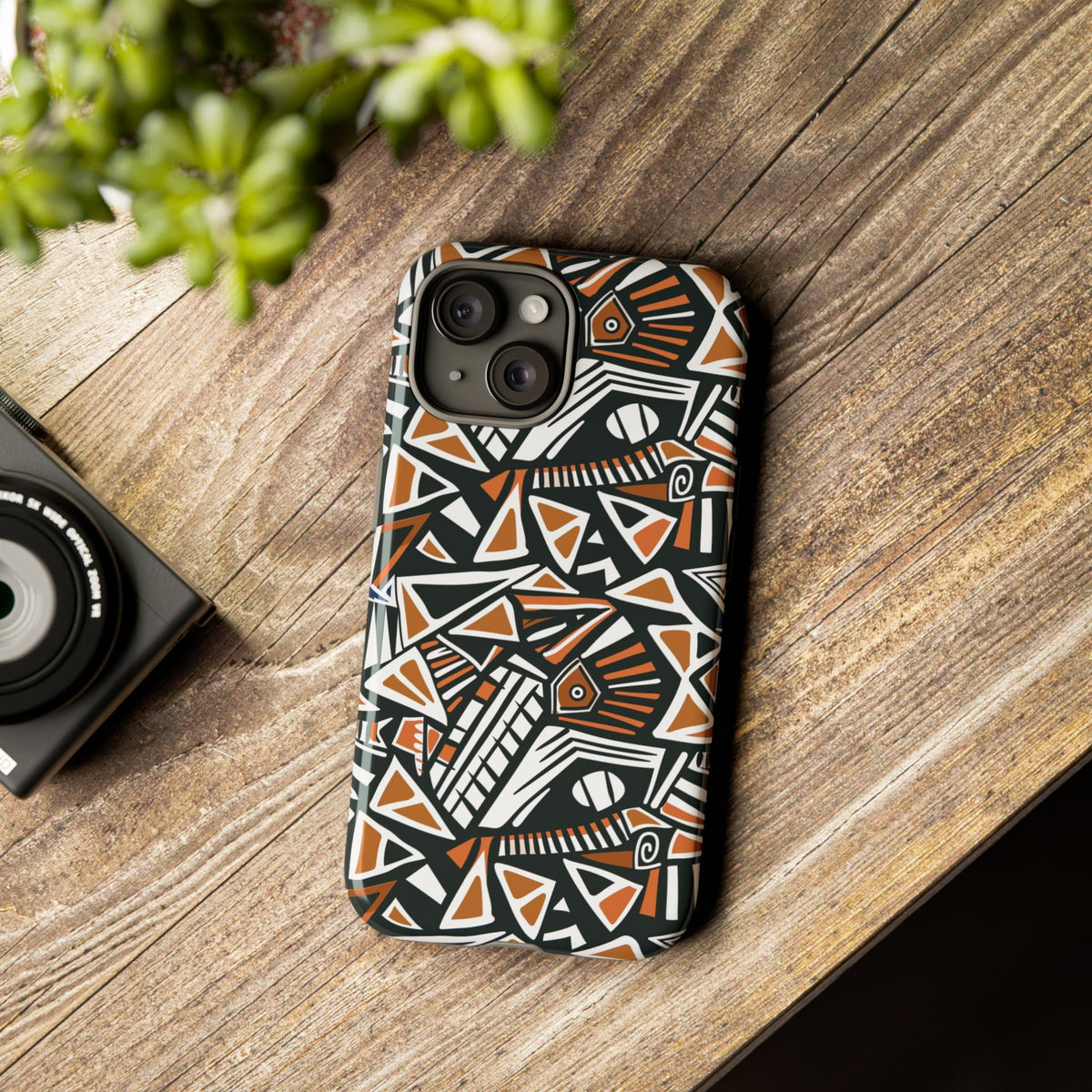 Stylish African Pattern Phone Case – Unique and Vibrant Protection 205