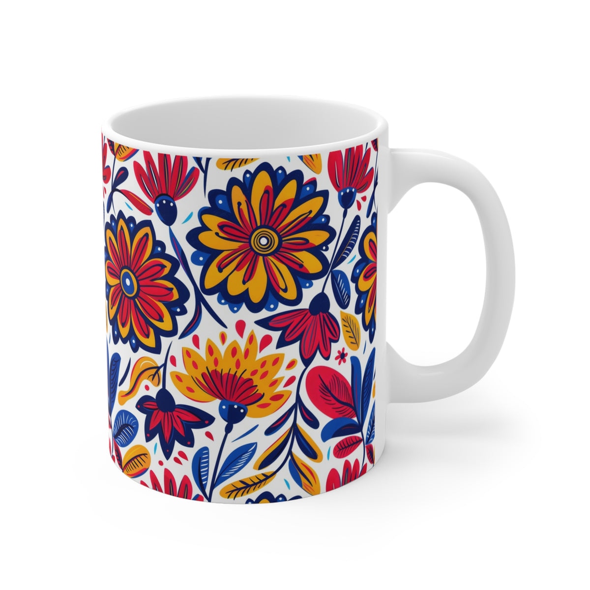 Groove Floral Bohemian Coffee Mug – Perfect for Free Spirits  (17)