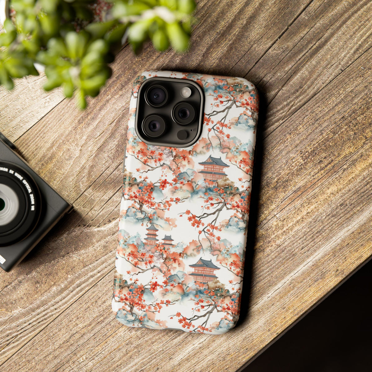 Japanese Pattern Phone Case – Elegant & Timeless Design for Your Phone 019