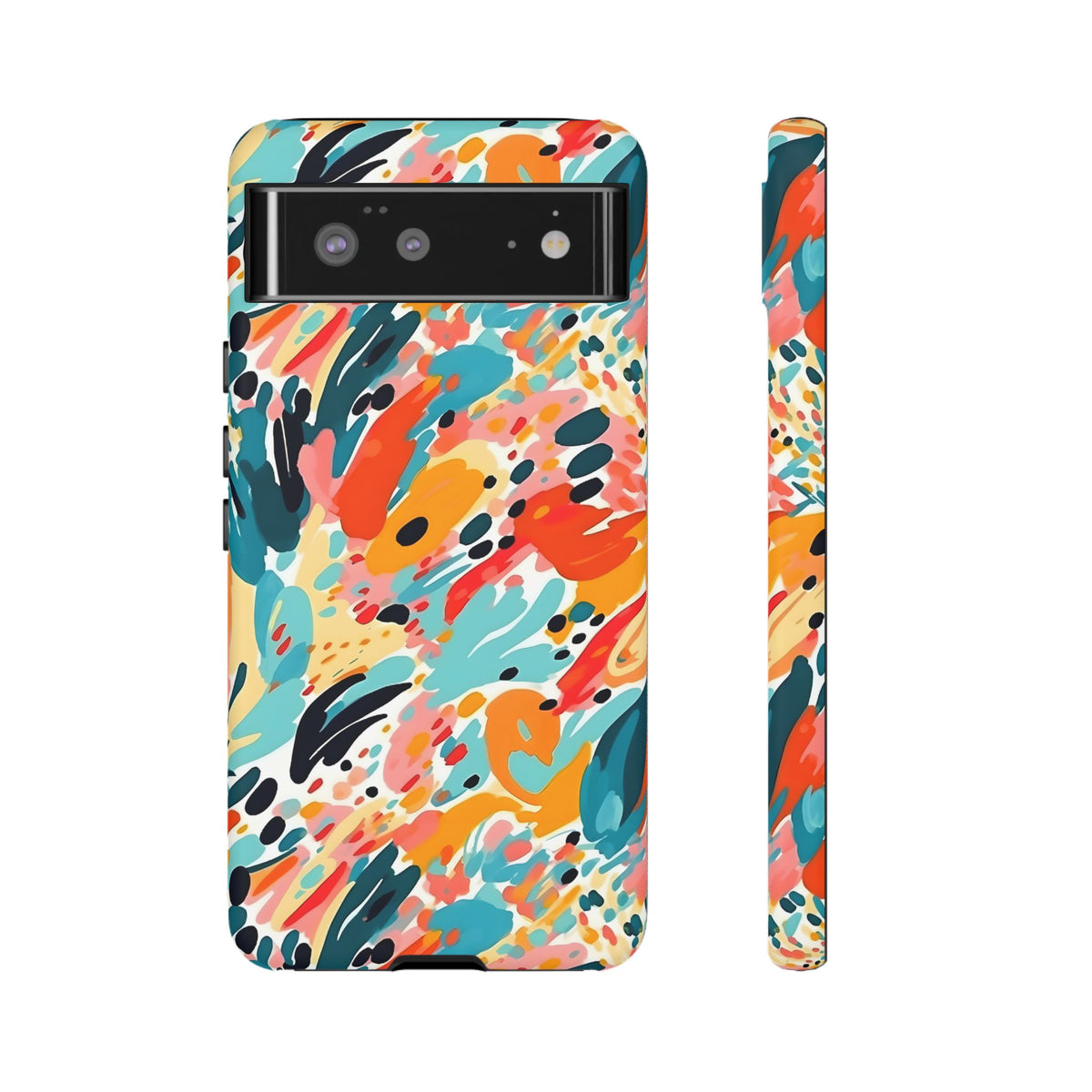 Abstract Painting Design Phone Case – Modern Art-Inspired Phone Cover 7