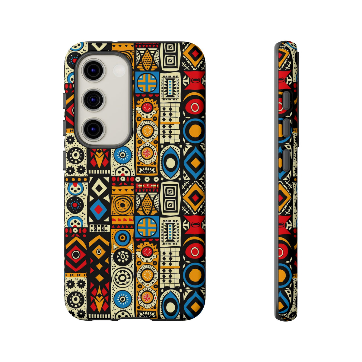 Stylish African Pattern Phone Case – Unique and Vibrant Protection 206