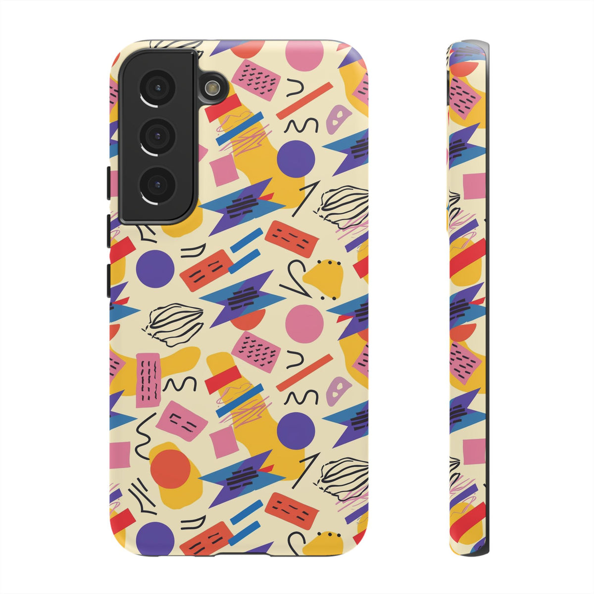 90s Themed Seamless Pattern Phone Case – Embrace Retro Style and Protection 270