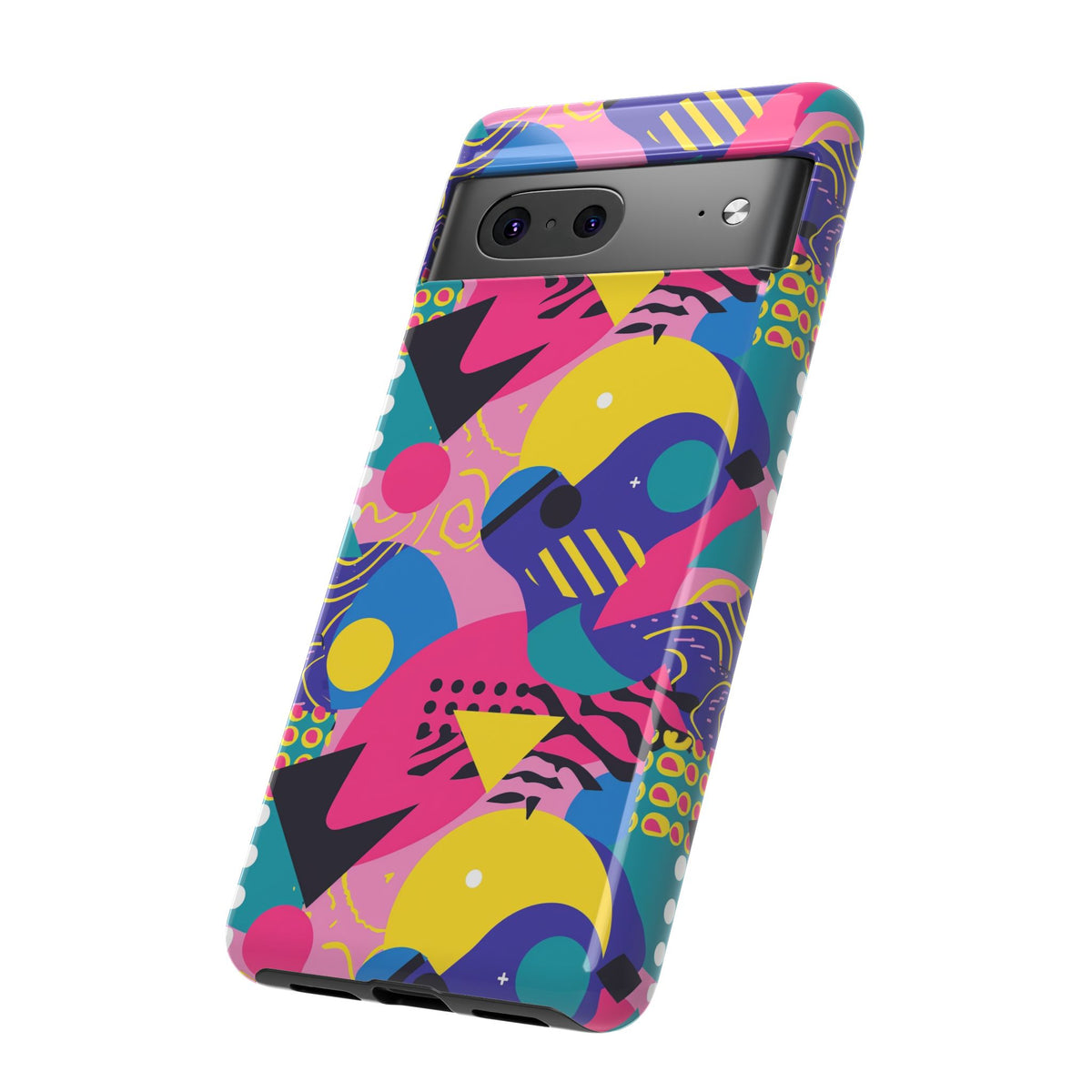 90s Themed Seamless Pattern Phone Case – Embrace Retro Style and Protection 283