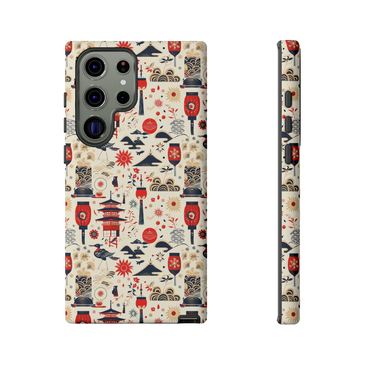 Japanese Pattern Phone Case – Elegant & Timeless Design for Your Phone 024