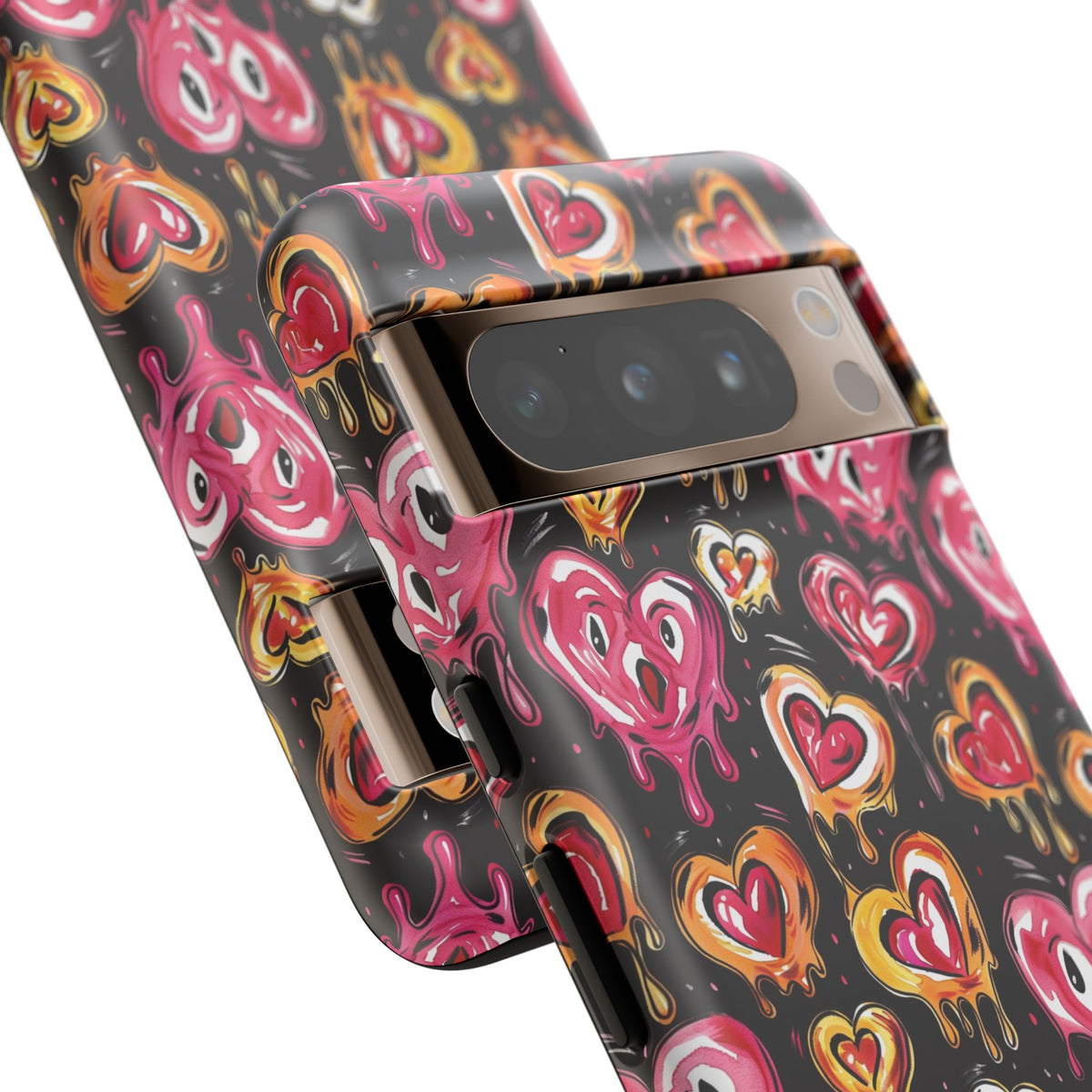 Heart Pattern Phone Case – Stylish & Loving Design for Your Device 361