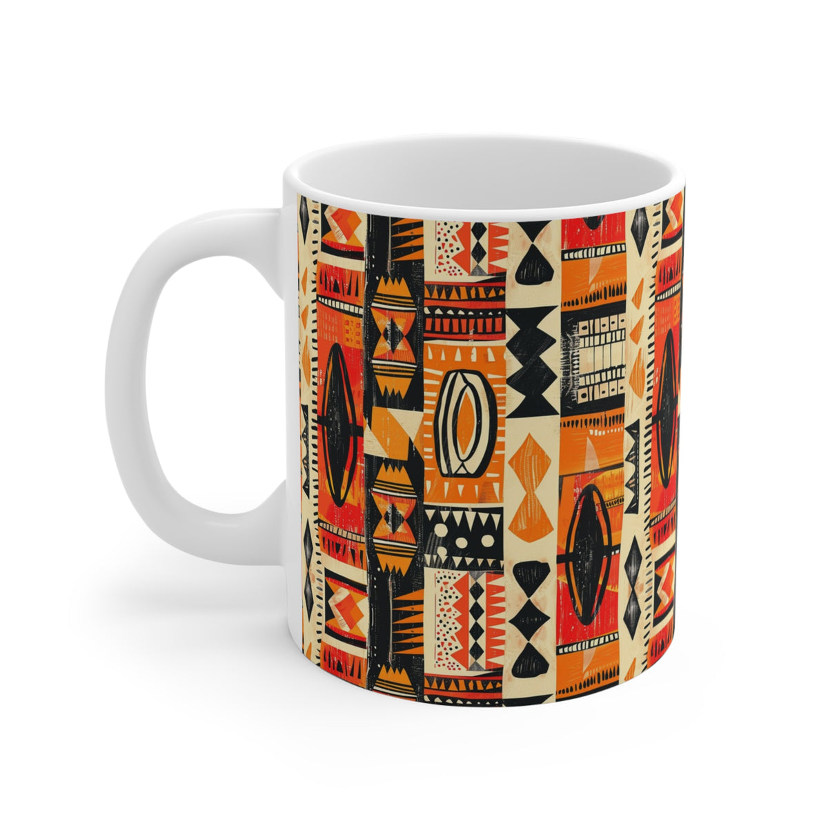 All-Over African Pattern Coffee Mug 555