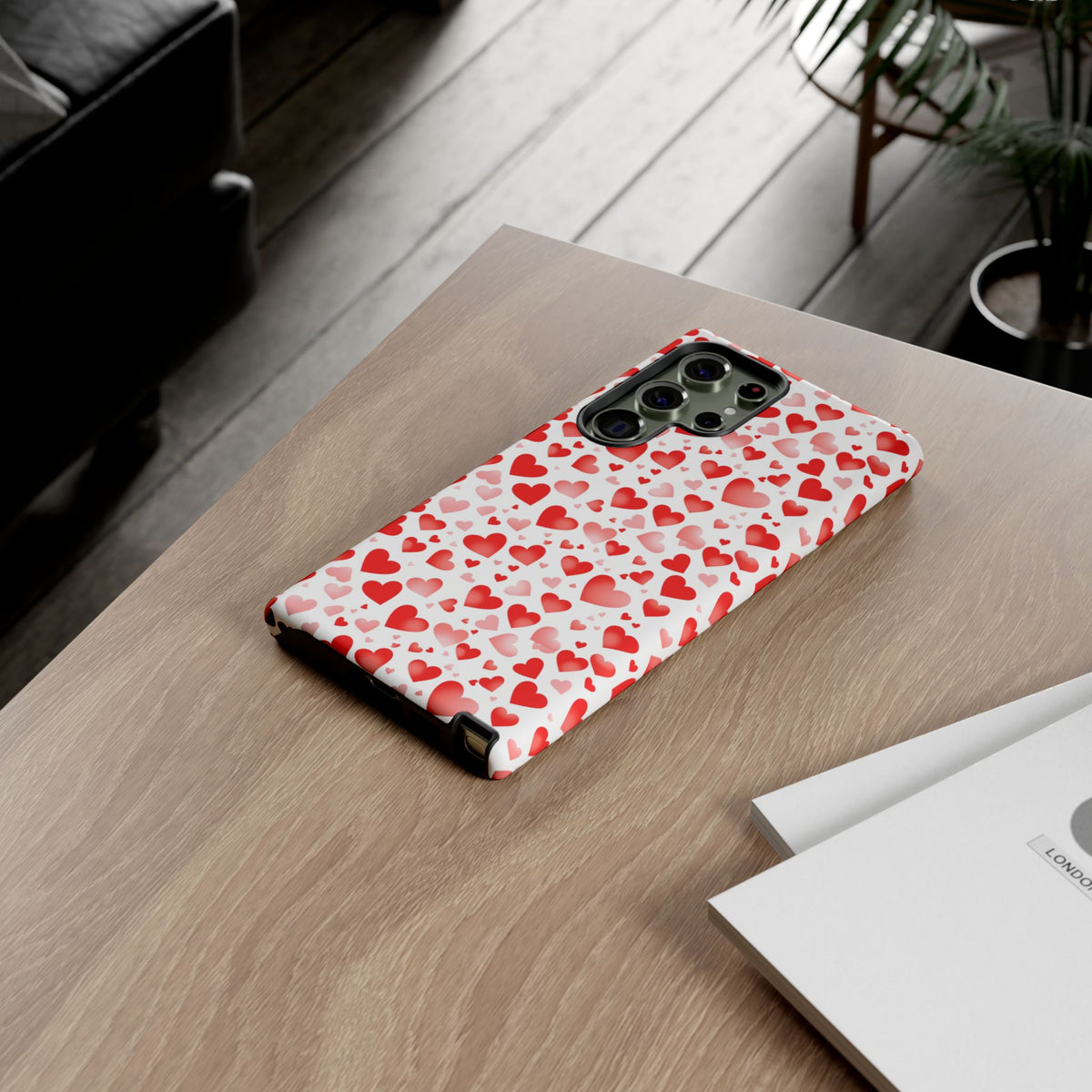 Heart Pattern Phone Case – Stylish & Loving Design for Your Device 231