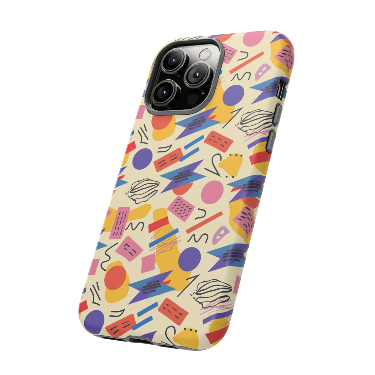 90s Themed Seamless Pattern Phone Case – Embrace Retro Style and Protection 270