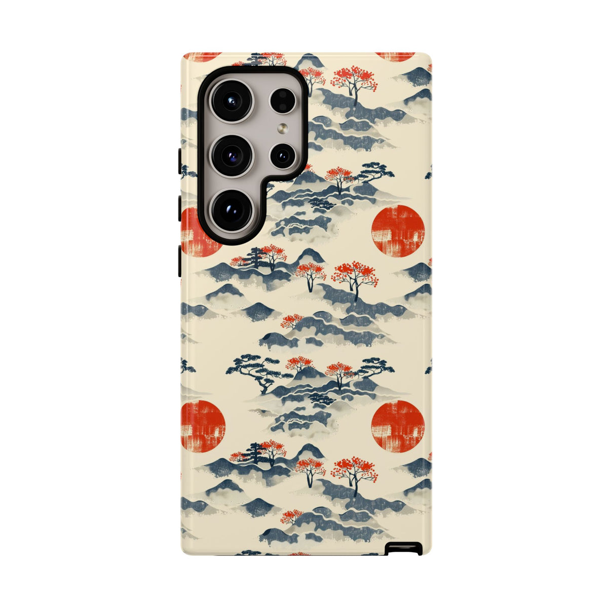 Japanese Pattern Phone Case – Elegant & Timeless Design for Your Phone 085