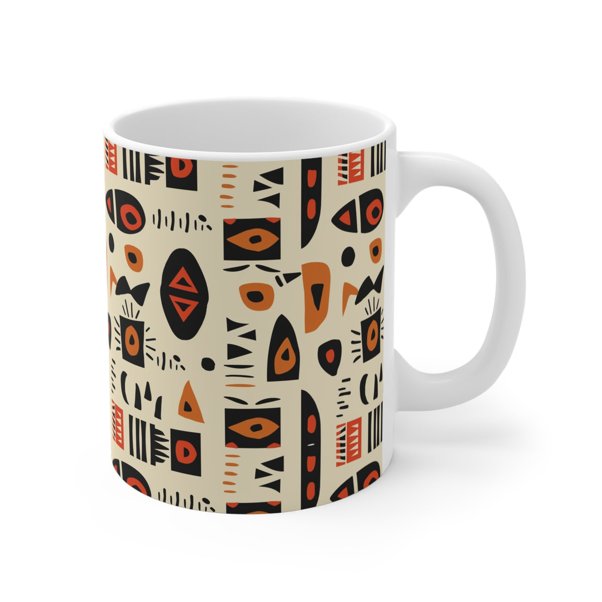 All-Over African Pattern Coffee Mug 684