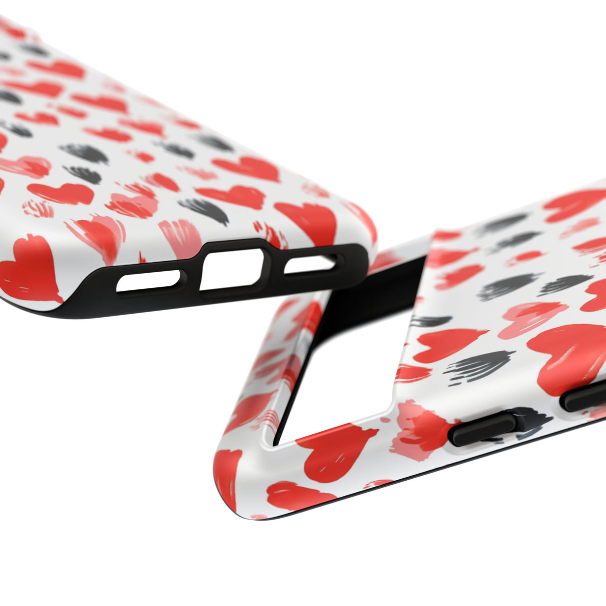 Heart Pattern Phone Case – Stylish & Loving Design for Your Device 366