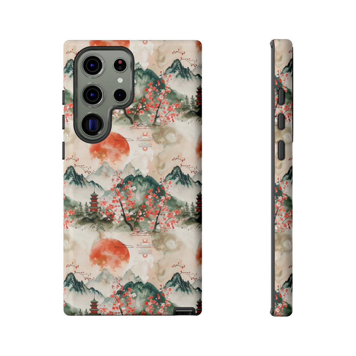 Japanese Pattern Phone Case – Elegant & Timeless Design for Your Phone 057