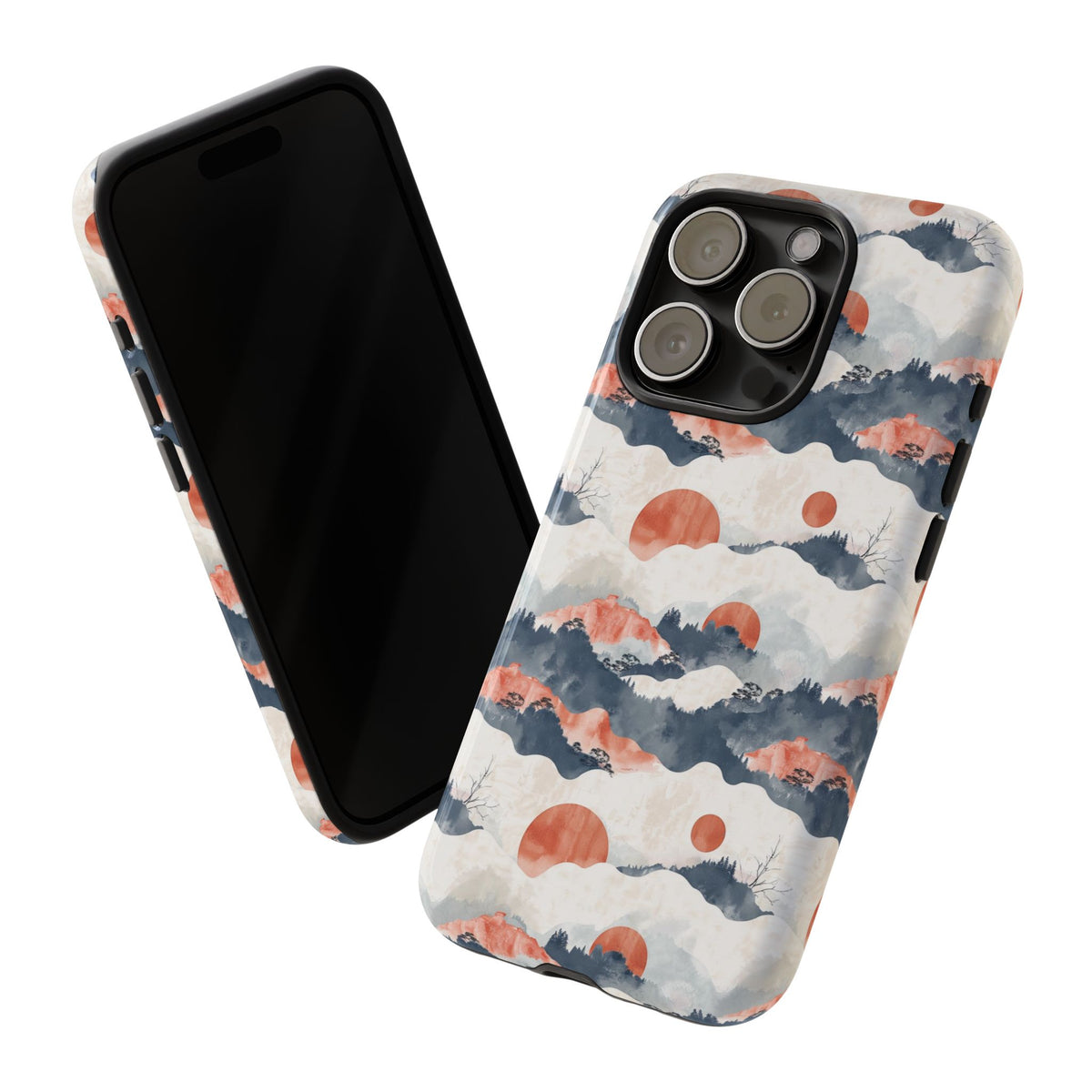 Japanese Pattern Phone Case – Elegant & Timeless Design for Your Phone 139