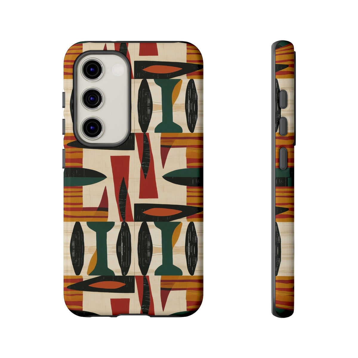 Stylish African Pattern Phone Case – Unique and Vibrant Protection 196