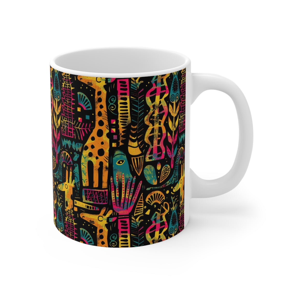 All-Over African Pattern Coffee Mug 559