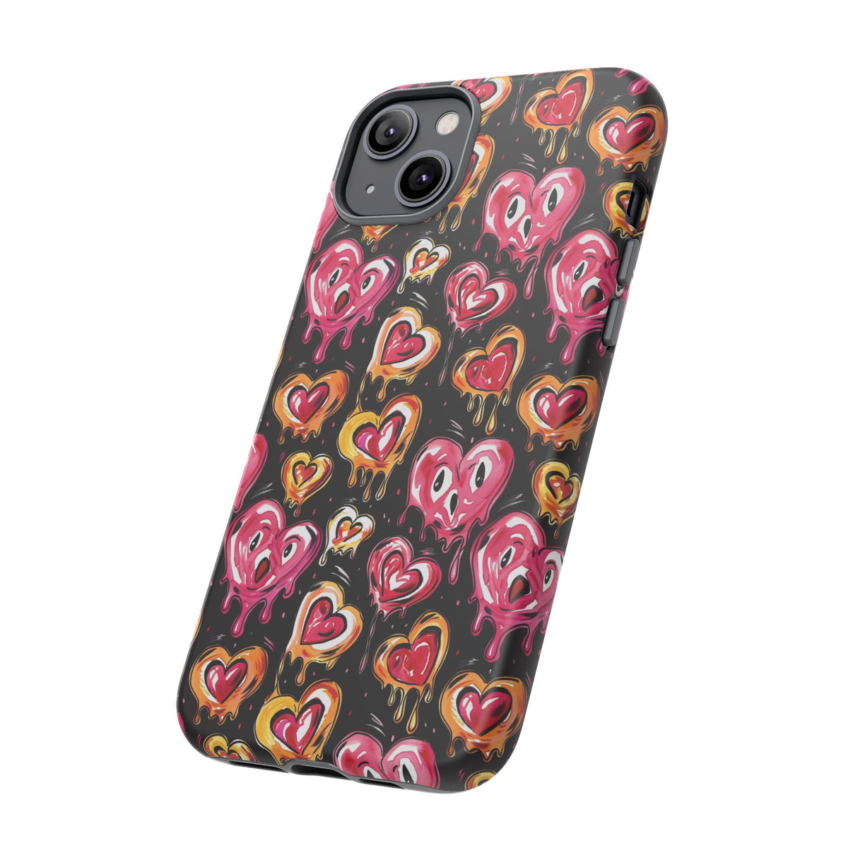 Heart Pattern Phone Case – Stylish & Loving Design for Your Device 361