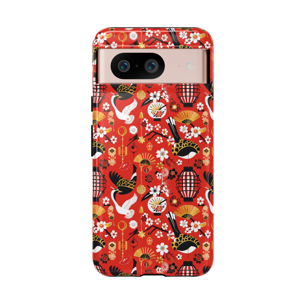 Japanese Pattern Phone Case – Elegant & Timeless Design for Your Phone 056