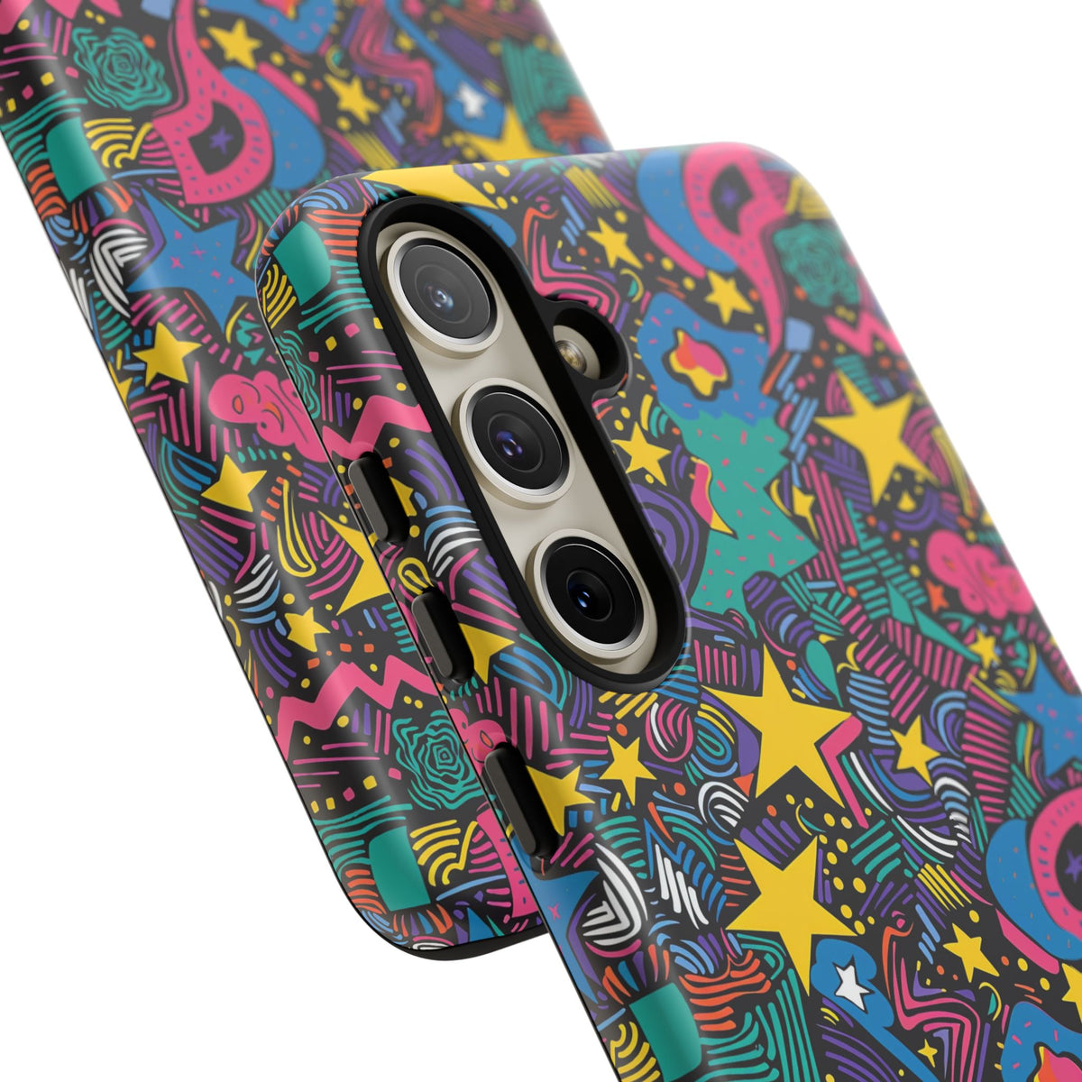 90s Themed Seamless Pattern Phone Case – Embrace Retro Style and Protection 227