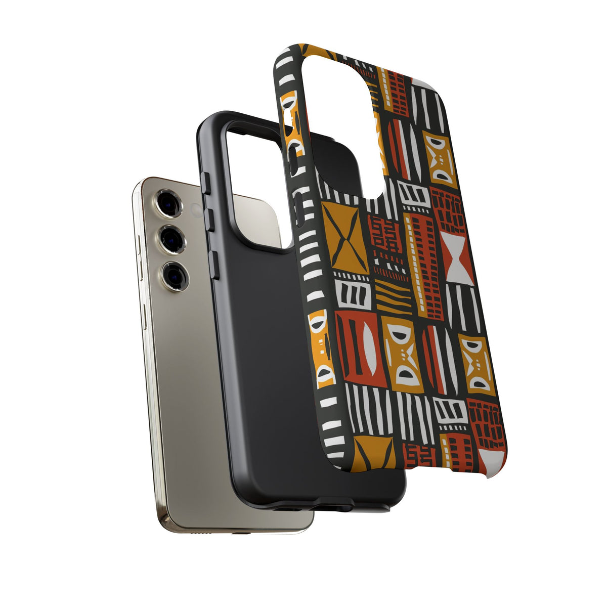 Stylish African Pattern Phone Case – Unique and Vibrant Protection 136