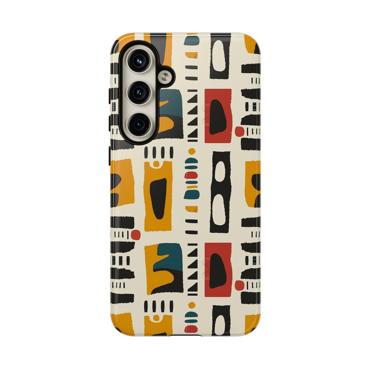 Stylish African Pattern Phone Case – Unique and Vibrant Protection 260