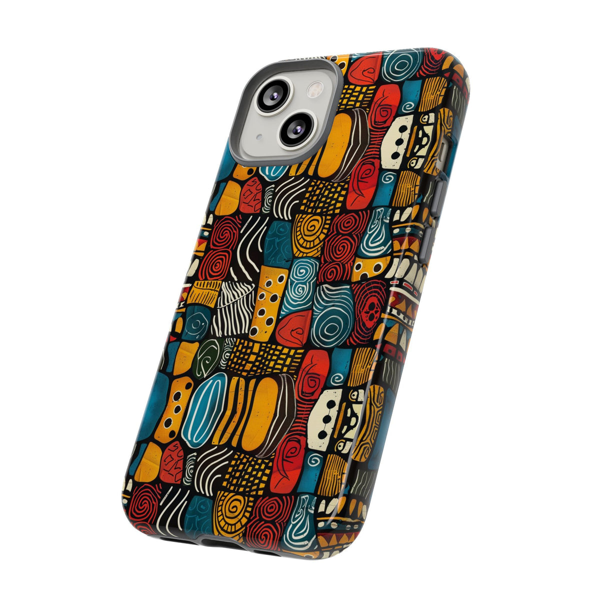 Stylish African Pattern Phone Case – Unique and Vibrant Protection 159