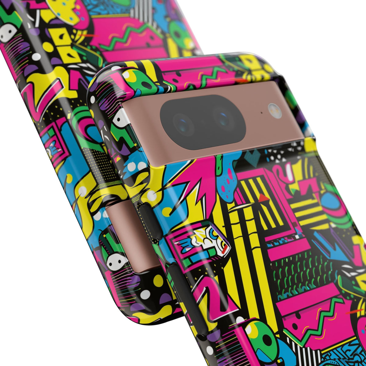 Retro 80s Seamless Phone Case – Vintage Style Meets Modern Protection 146