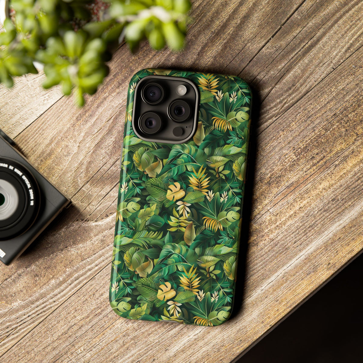 Jungle Pattern Phone Case – Exotic & Lush Design for Your Phone 330