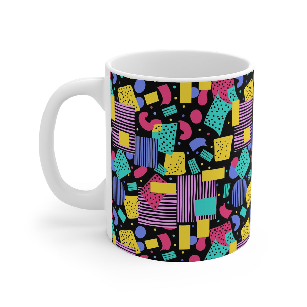 90s Retro Coffee Mug - Full Wrap Design 561