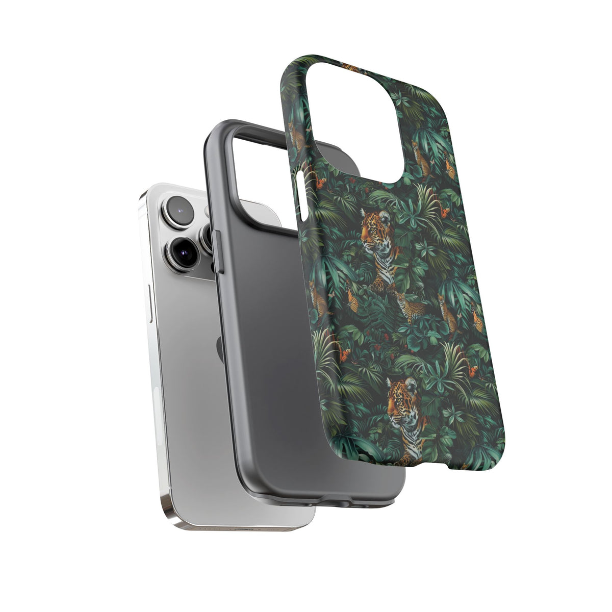 Jungle Pattern Phone Case – Exotic & Lush Design for Your Phone 326