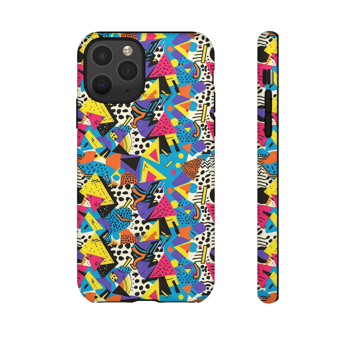 90s Themed Seamless Pattern Phone Case – Embrace Retro Style and Protection 231